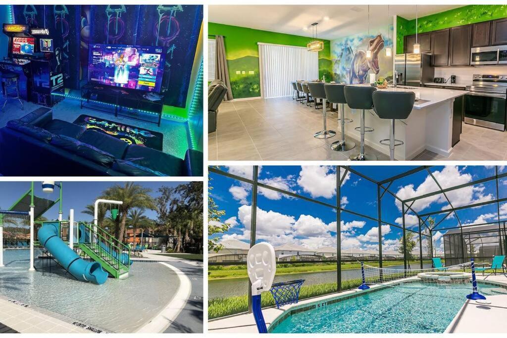 ☀️12br Paradise W/ Game & Pool/spa☀️ Villa Kissimmee
