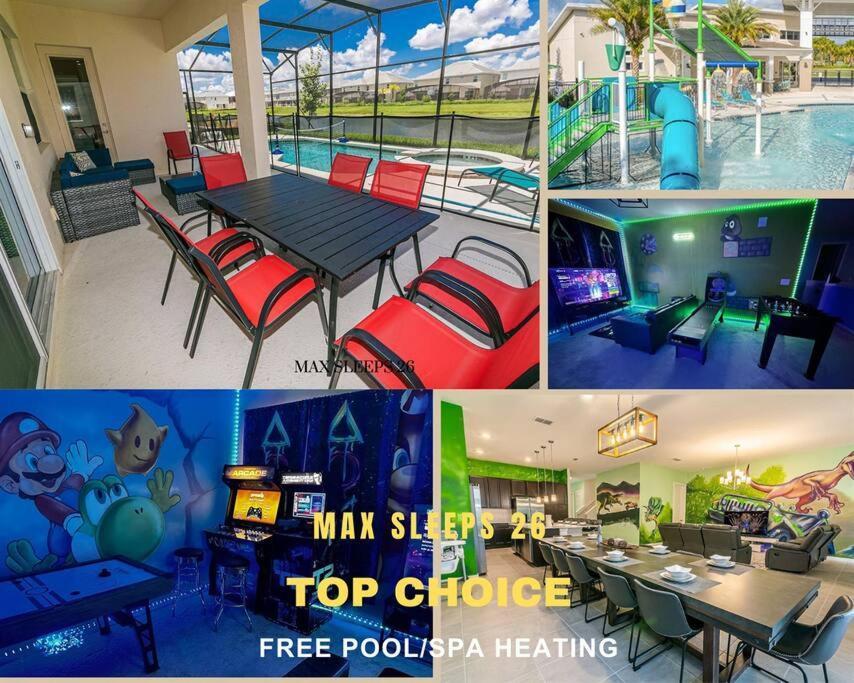 ☀️12br Paradise W/ Game & Pool/spa☀️ * Kissimmee