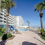 Oceanfront Studio Condo With Balcony View Of Beach And Ocean In Daytona Beach Resort 1011 With 4 Pools Tiki Bar Grill