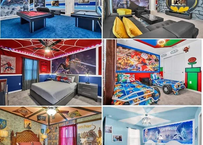 Brand New 7 Bedroom With Pool Spa Themed Close