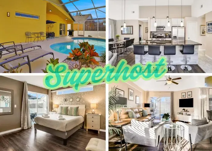 Family Home W/ Private Pool Pet Friendly, Minutes To Disney