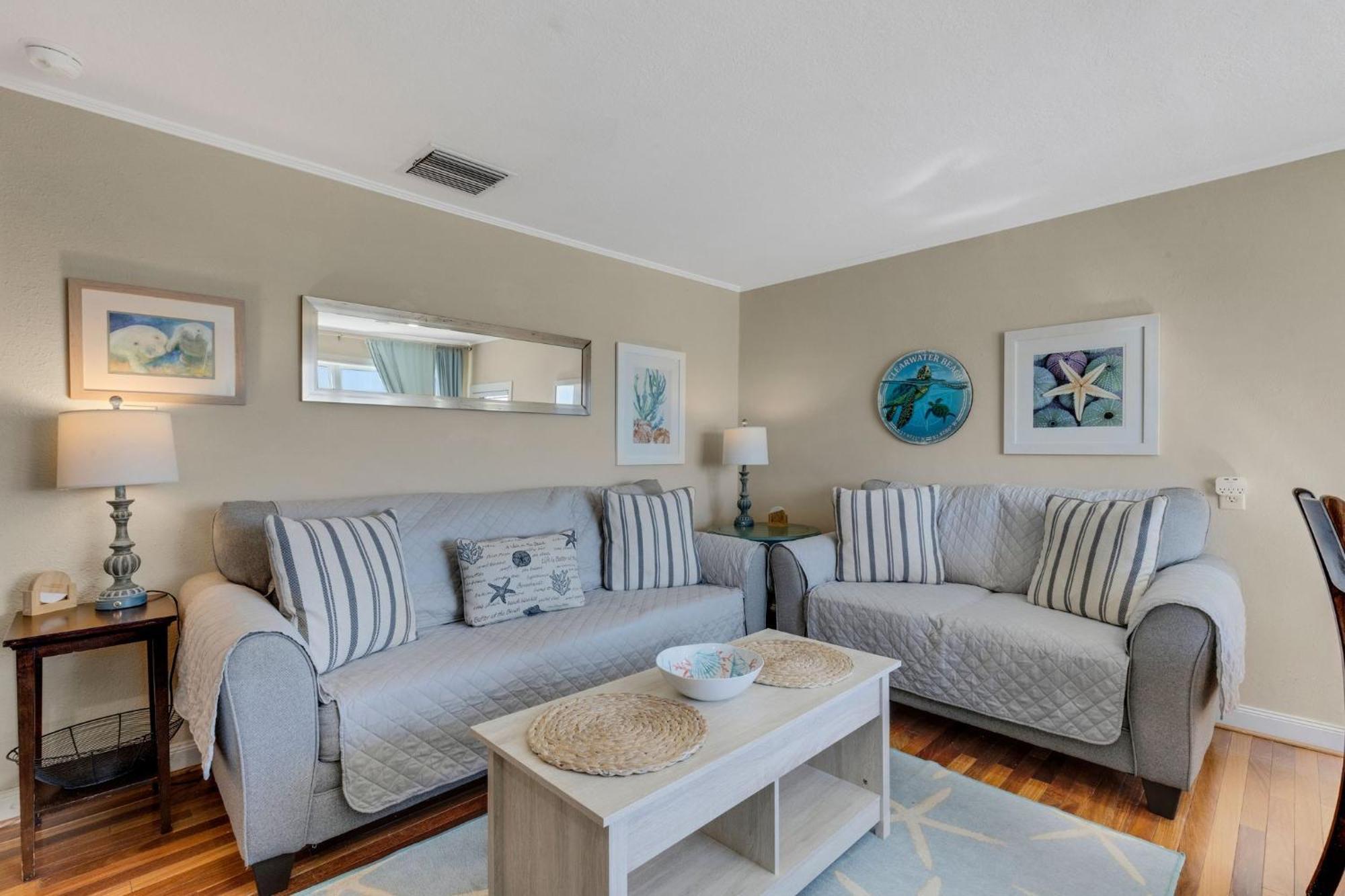 Water View & Heated Pool - Steps To Sand, Bayview Beauty B-5 Clearwater Beach