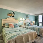 Ocean-View Daytona Beach Resort Retreat With Balcony