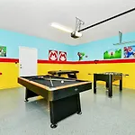 Perfect Private Home By Disney! No Back Neighbor & No Carpet! Heatable Pool&Spa! Games & Themed Rooms!