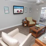 Visit This Top Floor Property Located On The No-Drive Beach With 2 Complex Pools!