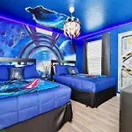 Perfect Private Home By Disney! No Back Neighbor & No Carpet! Heatable Pool&Spa! Games & Themed Rooms!