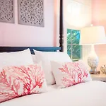 Waterfront Pink House With Private Dock & Pool