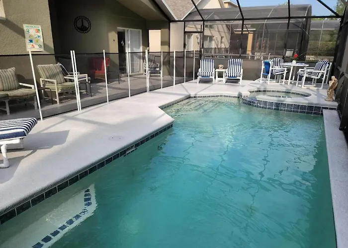 Cozy Private Home At Terra Verde Resort, South Facing Pool Spa, Near Disney, Seaworld