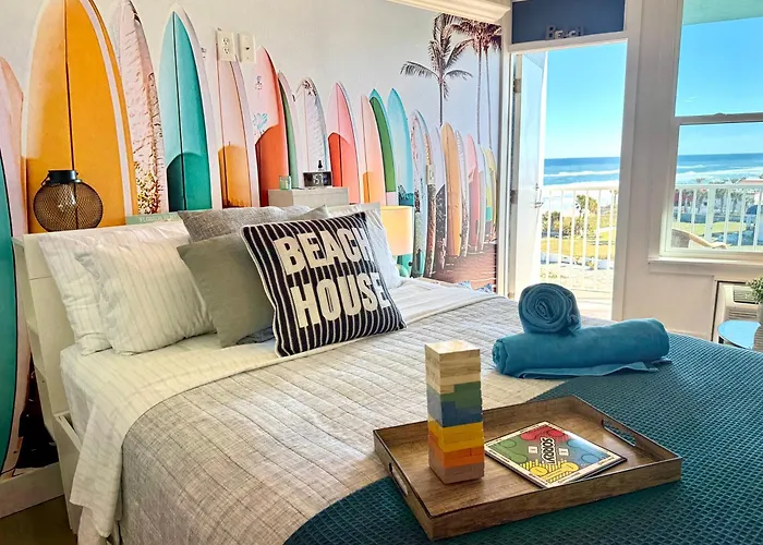 Luxury Beachfront Studio - Private Balcony With Ocean View - Heated Pool - Hot Tub - Tiki Bar - Sauna
