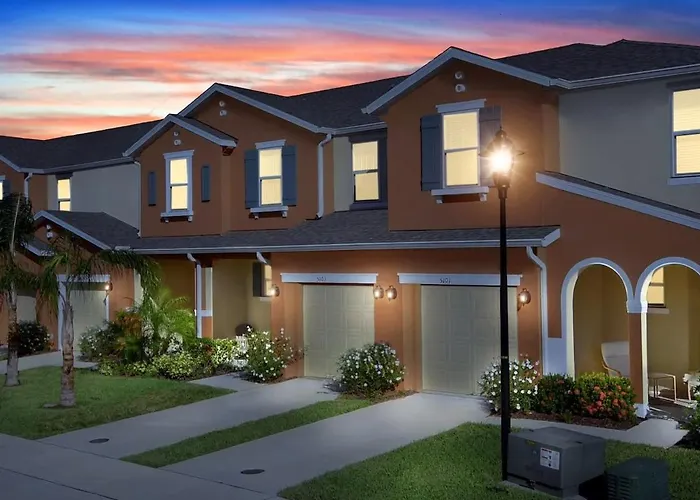 Family Friendly 4 Bedrooms With Gameroom Close To Disney In Compass Bay 5103