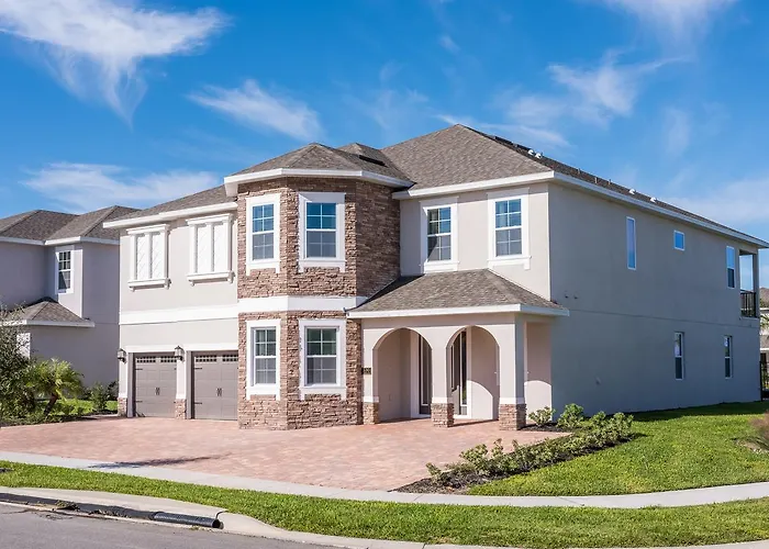 Spacious Home By Rentyl Near Disney With Private Pool, Movie Room, Air Hockey Table & Resort Amenities - 530B