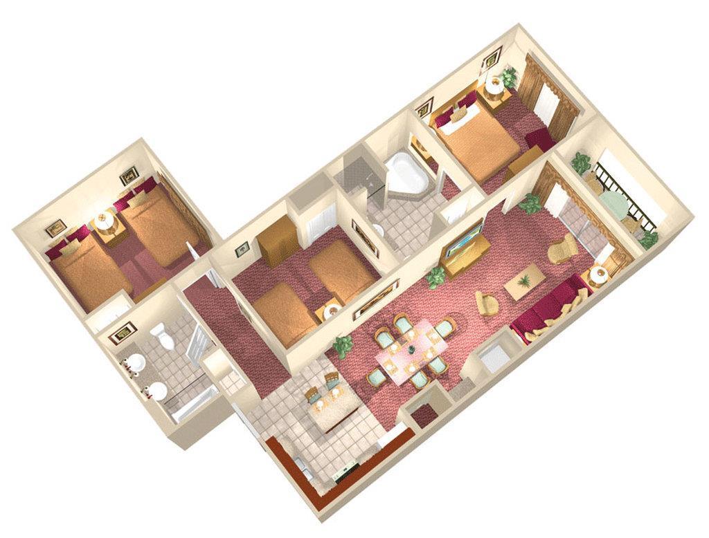 Floridays Orlando Two & Three Bed Resort Williamsburg