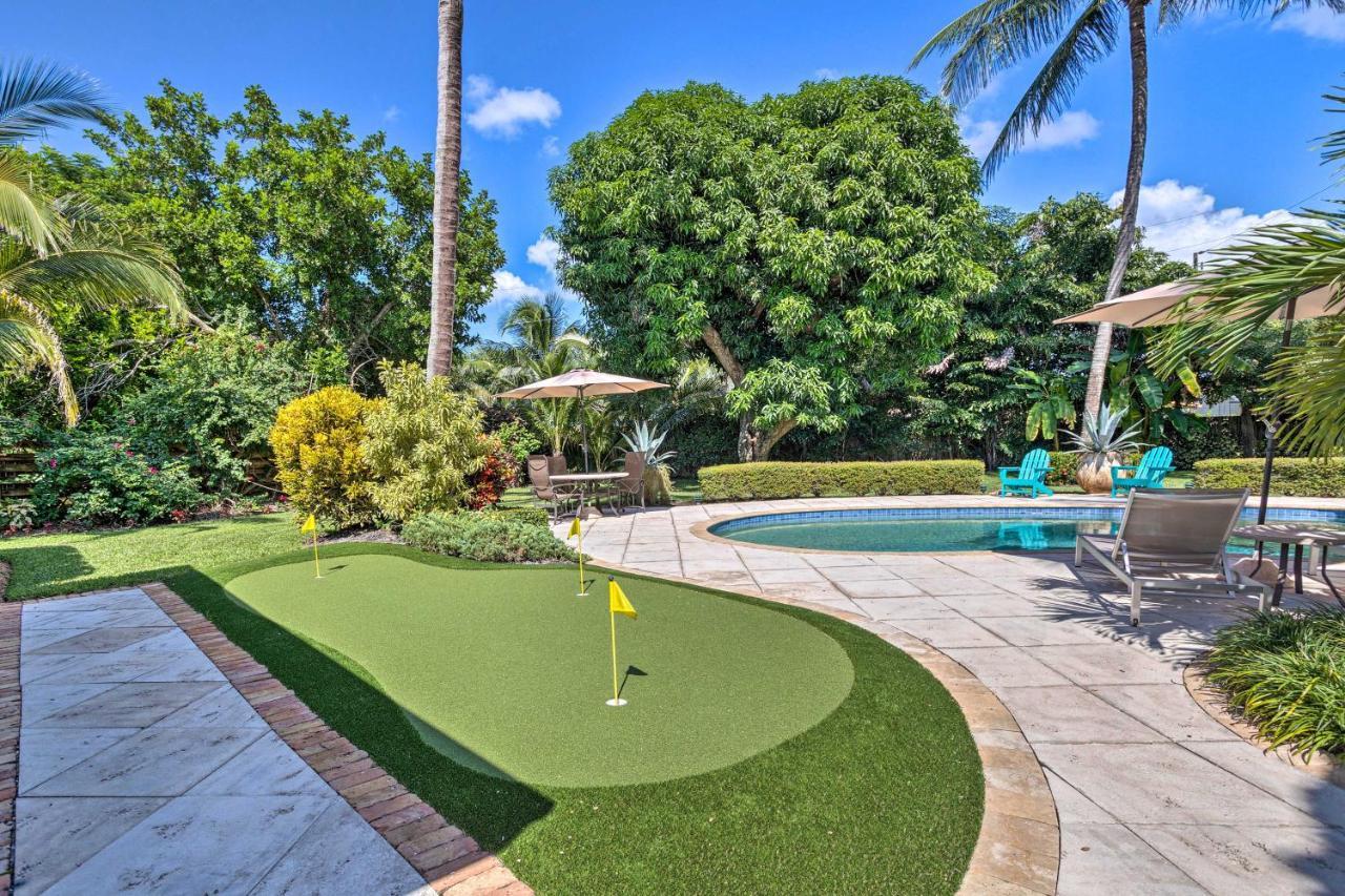 Tropical Palm Escape With Outdoor Paradise! *