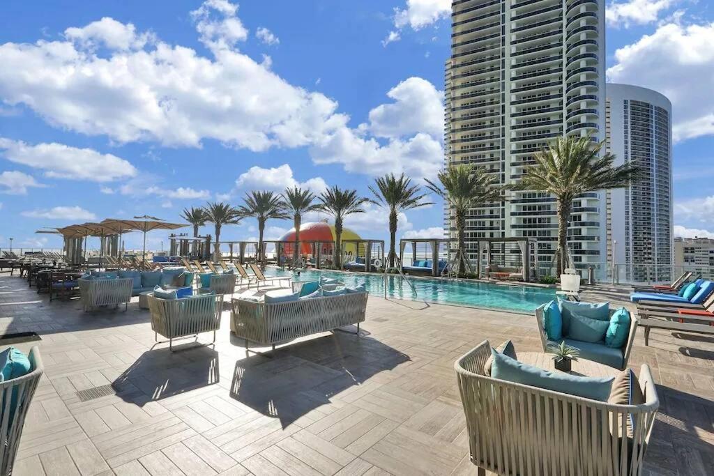 Ocean View Beachfront 2bed/2b M-penthouse @hyde Hollywood