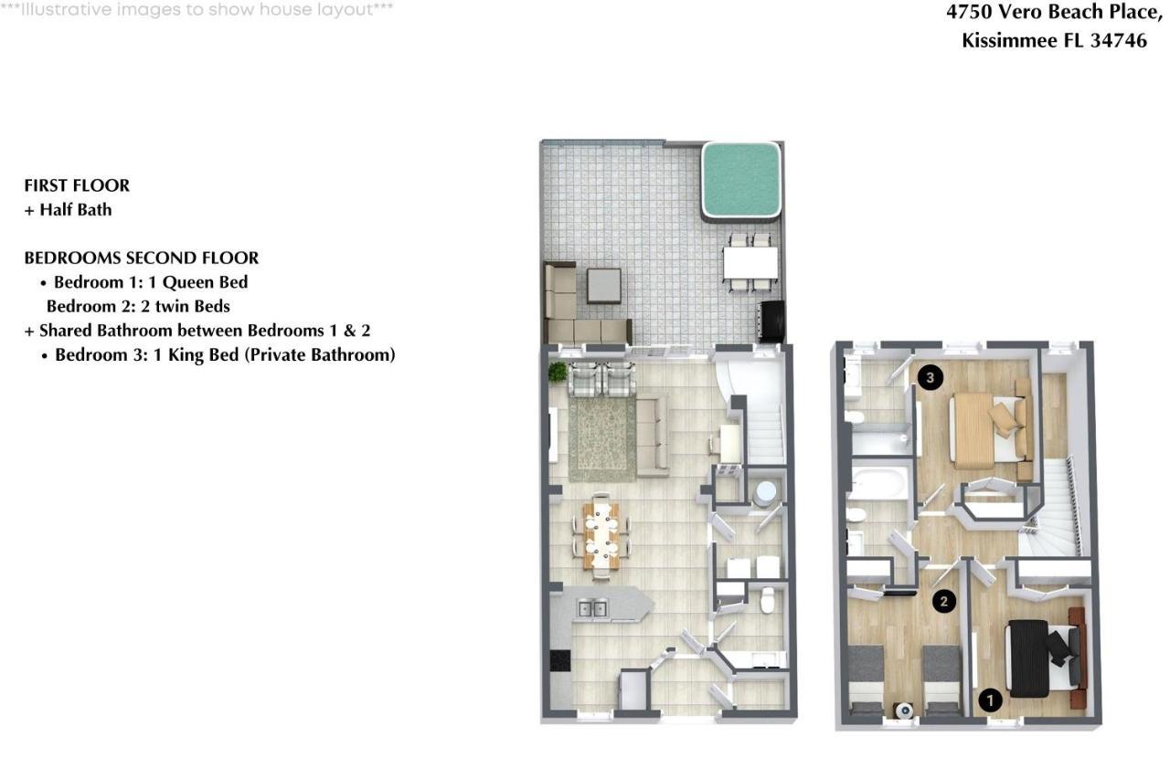 Holiday home 3 Bedroom- 3 Bathroom Terra 4750 Vb Kissimmee