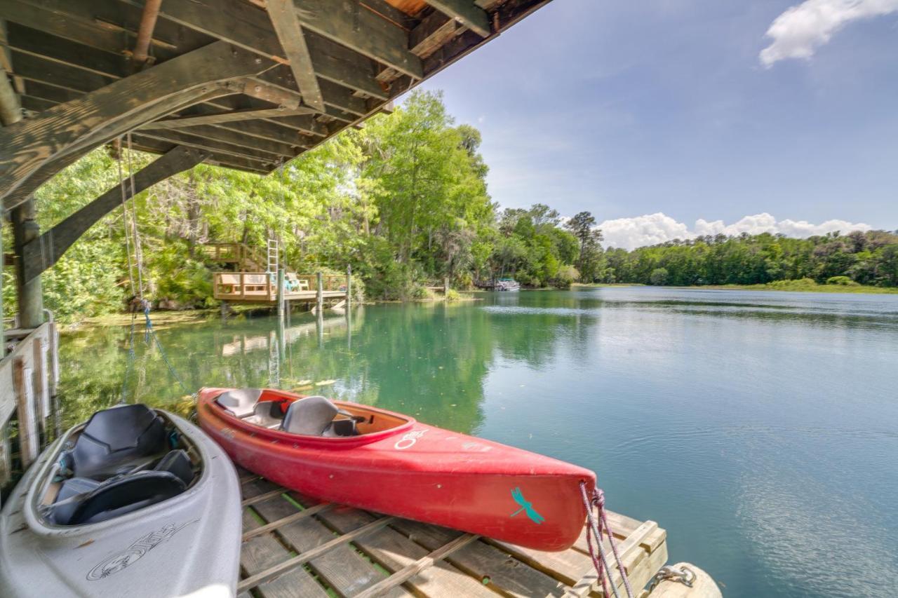 Riverfront With Dock And Kayaks! Dunnellon