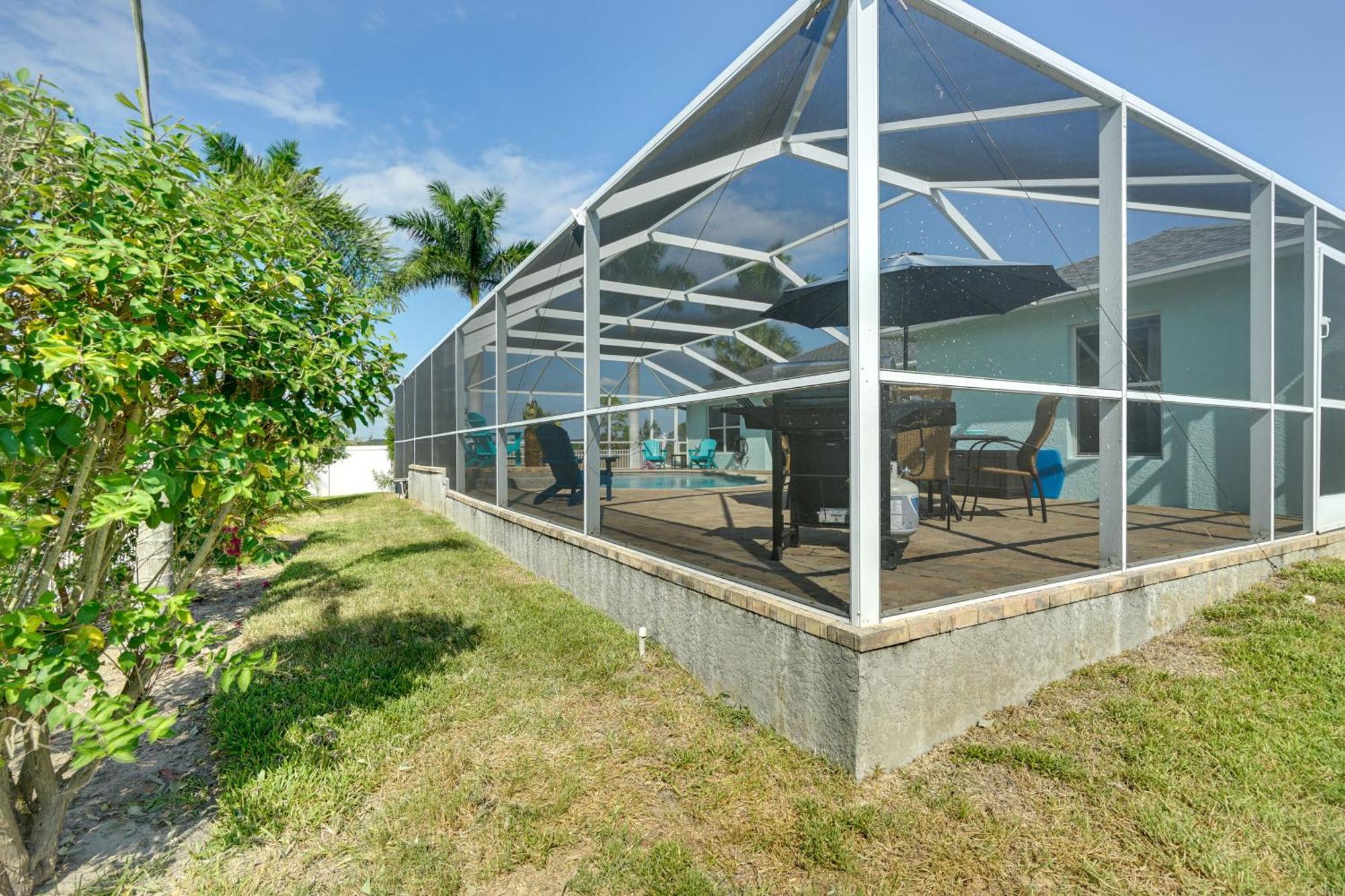 Retreat With Heated Pool And Lanai! Cape Coral