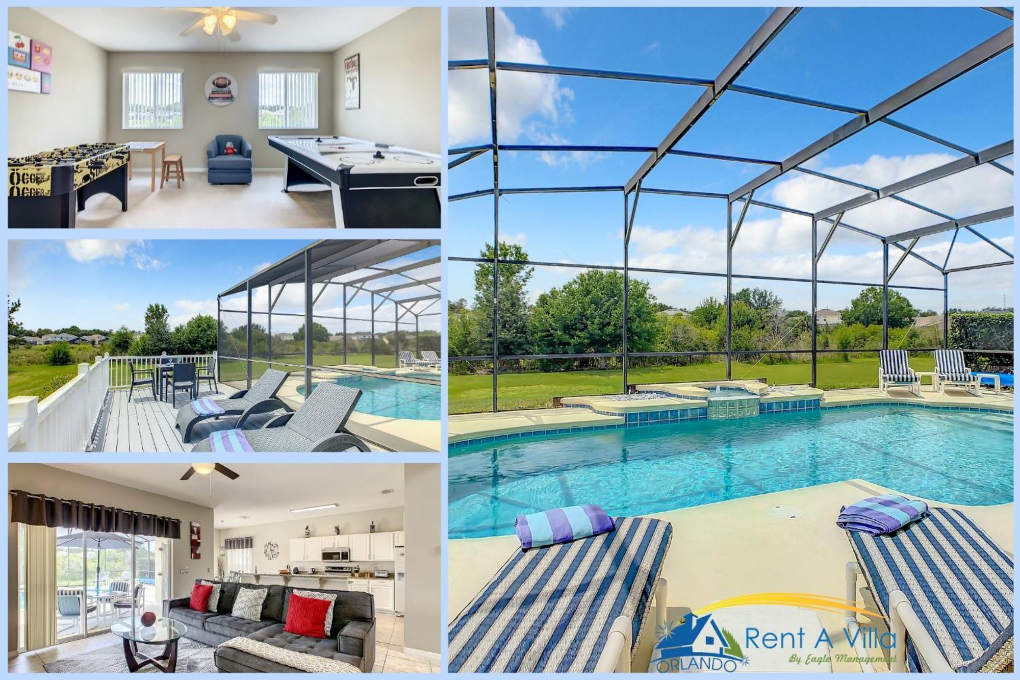 Extended Sun Deck With Private Pool In Gated Quiet Community Davenport
