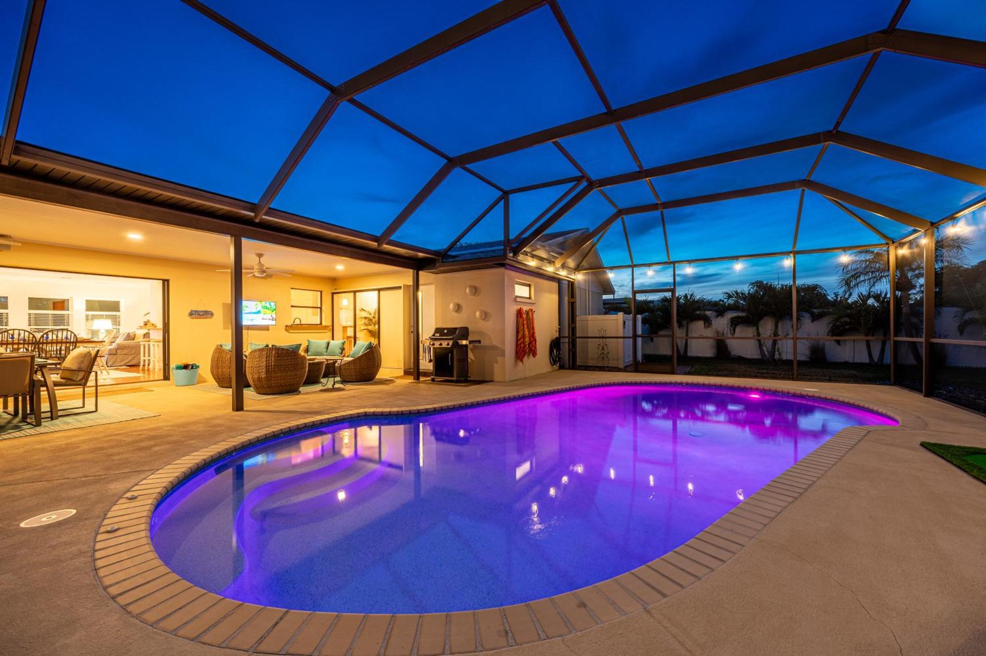 Holiday home New! House Of Palms! Private Pool Home! Short Drive To Ami Bradenton