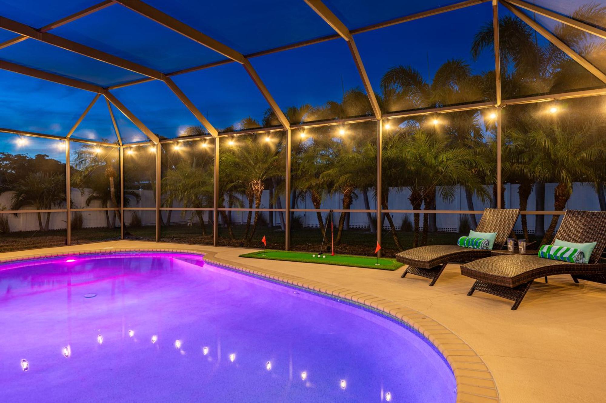 Holiday home New! House Of Palms! Private Pool Home! Short Drive To Ami Bradenton