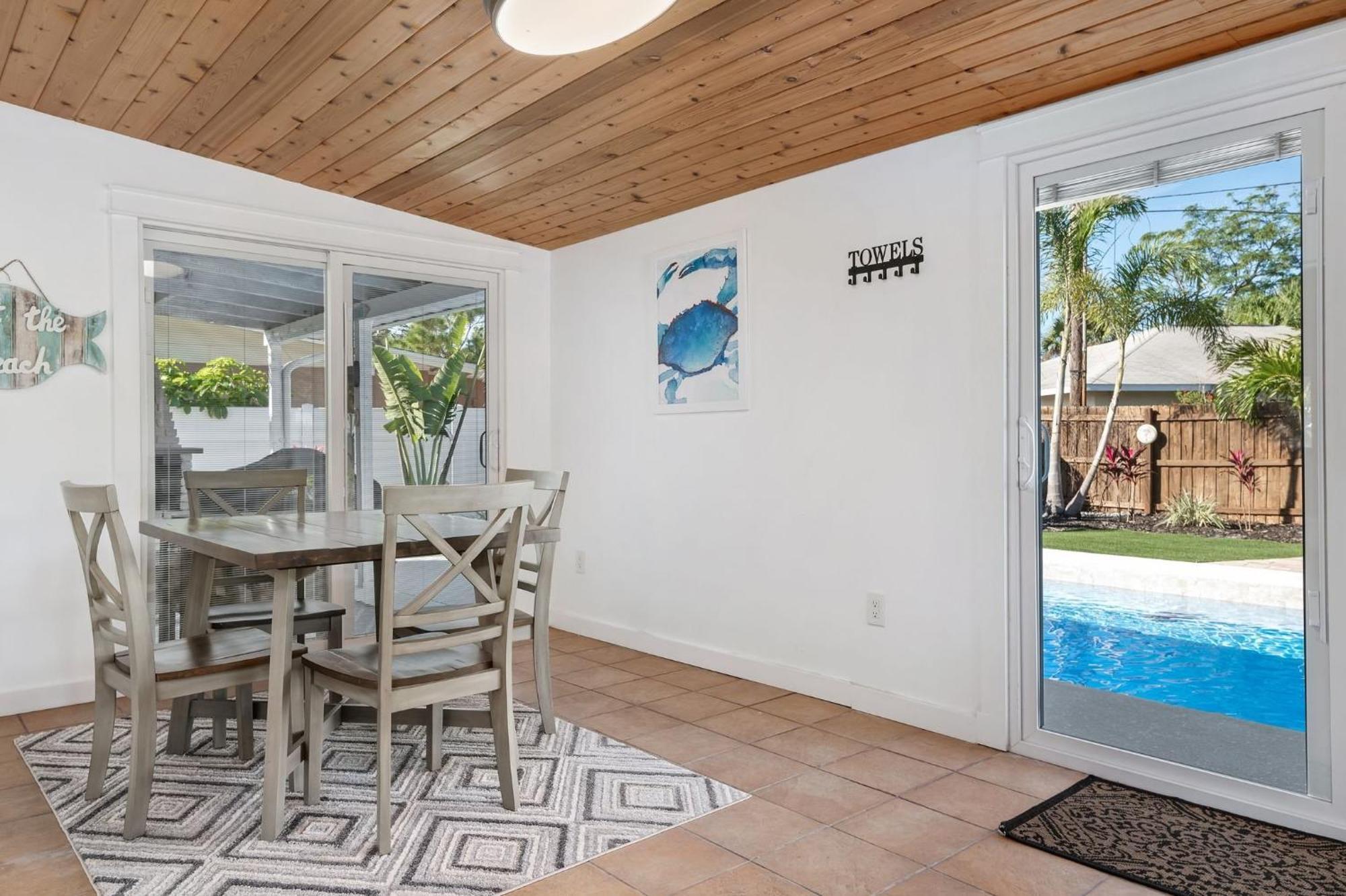Cape Vista Getaway! Heated Pool Minutes Away From Anna Maria With Grill! Holiday home