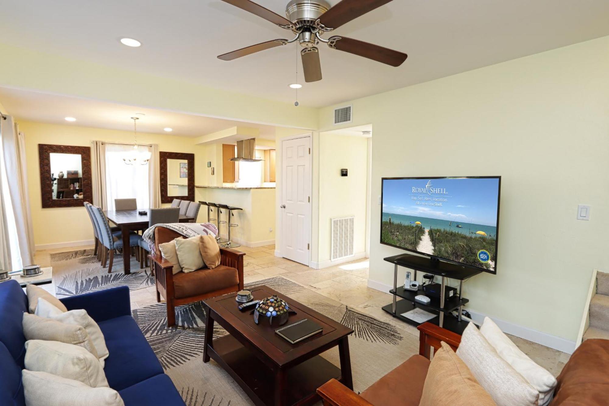 Beautifully Updated, 4 Bedroom Pool Home, 50 Yards To The Beach!! Captiva Escapade Captiva Island