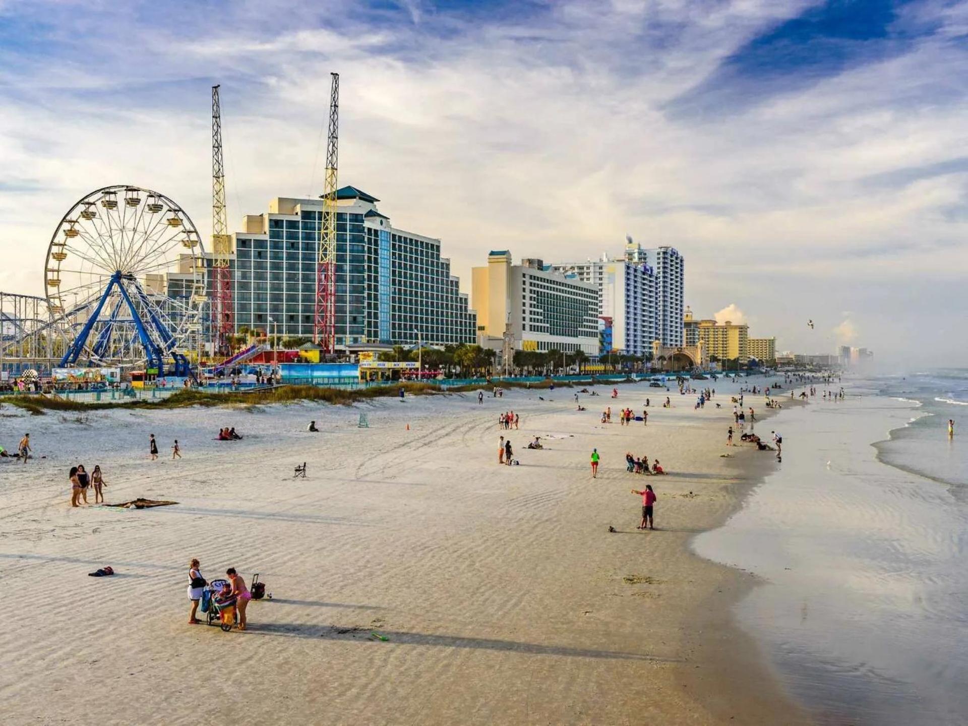 Open For 2025 Bikeweek - Luxury Beachfront - Private Balcony With Ocean View - Heated Pool - Hot Tub - Tiki Bar - Sauna Aparthotel *