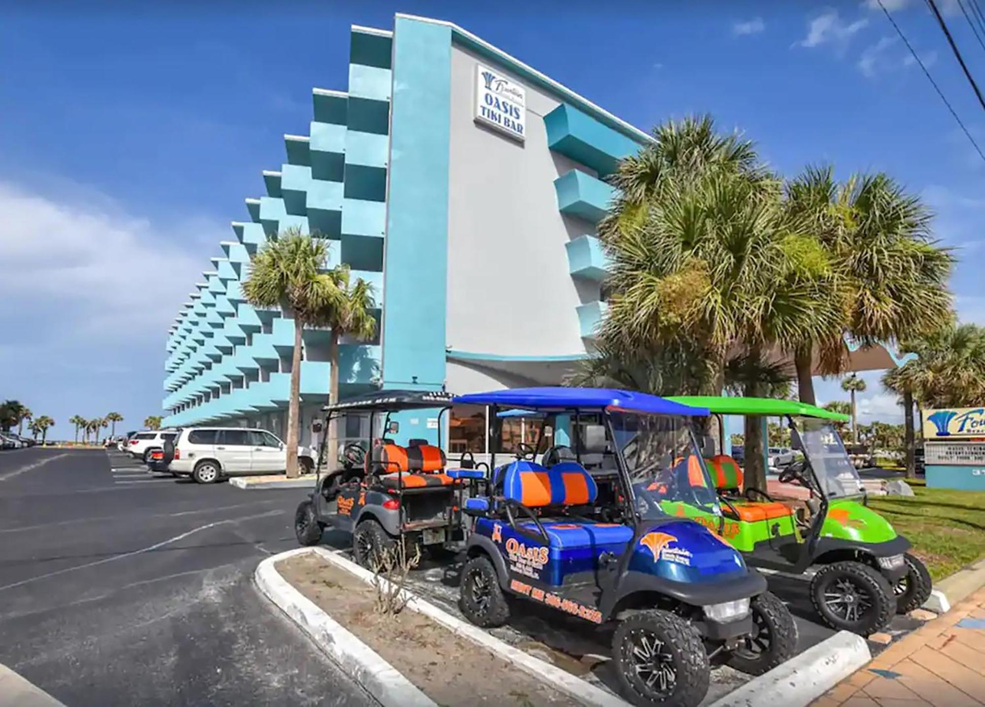 Open For 2025 Bikeweek - Luxury Beachfront - Private Balcony With Ocean View - Heated Pool - Hot Tub - Tiki Bar - Sauna Aparthotel *