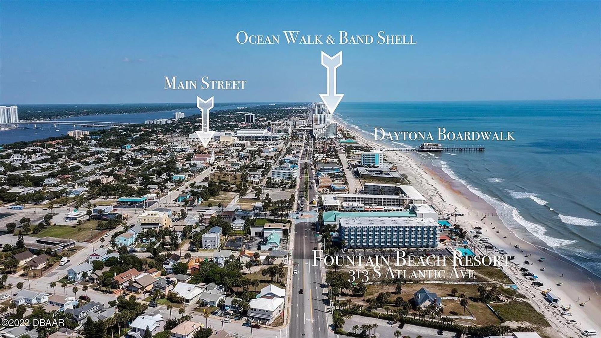Open For 2025 Bikeweek - Luxury Beachfront - Private Balcony With Ocean View - Heated Pool - Hot Tub - Tiki Bar - Sauna * Daytona Beach