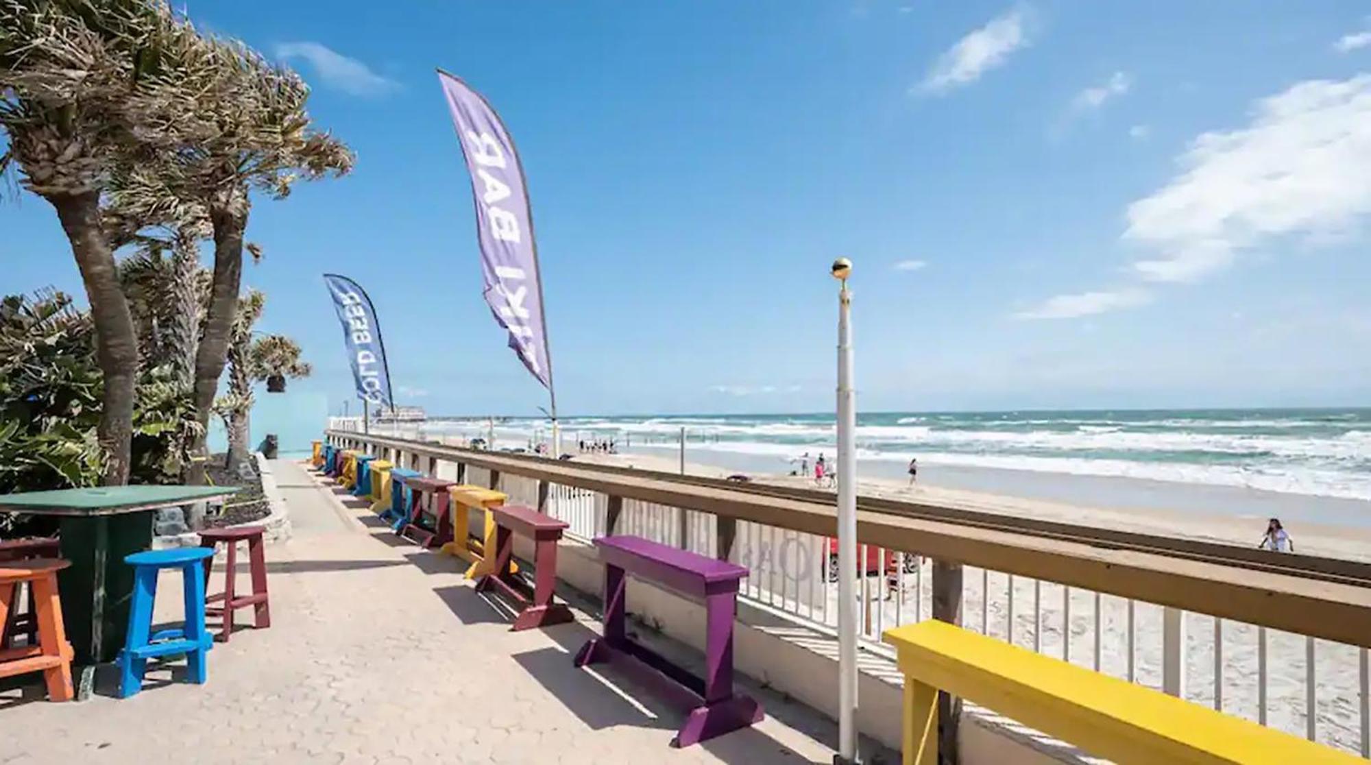 Open For 2025 Bikeweek - Luxury Beachfront - Private Balcony With Ocean View - Heated Pool - Hot Tub - Tiki Bar - Sauna Aparthotel *
