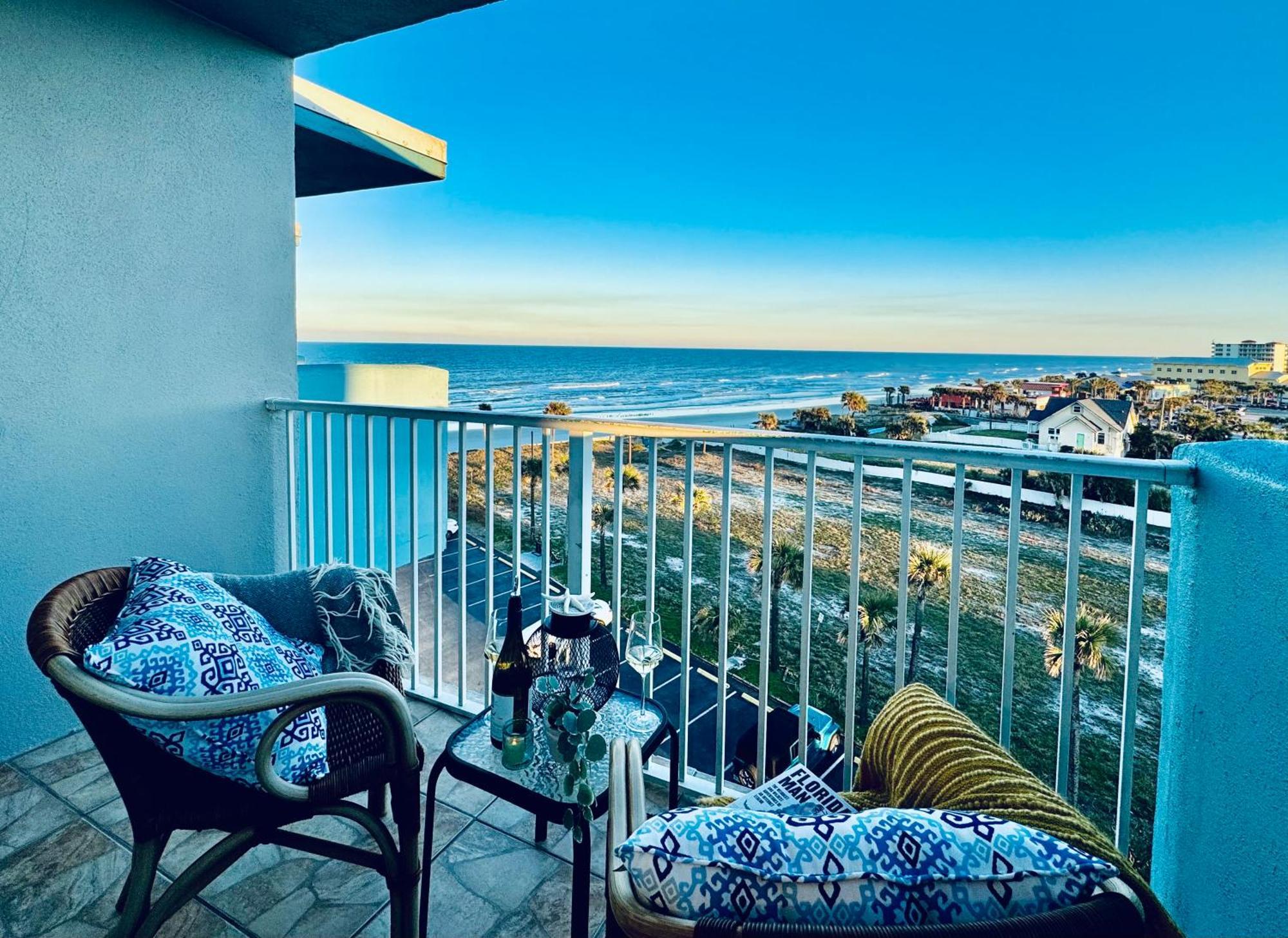 Open For 2025 Bikeweek - Luxury Beachfront - Private Balcony With Ocean View - Heated Pool - Hot Tub - Tiki Bar - Sauna *
