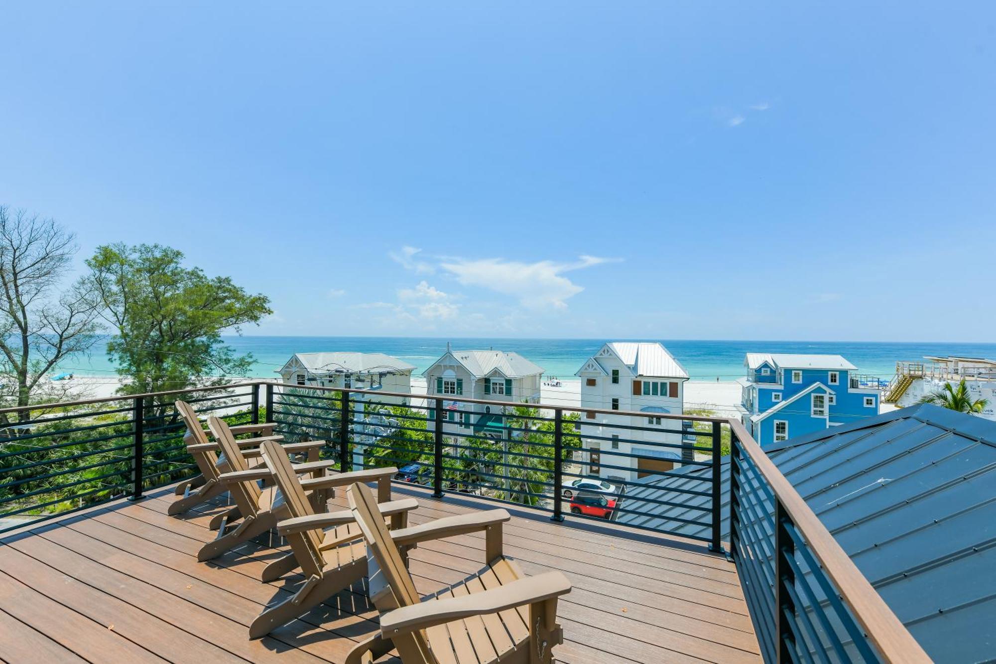 Mariners Crossing - Stunning Luxury W Gulf Views From Every Rooftop Deck Poolspa * Bradenton Beach