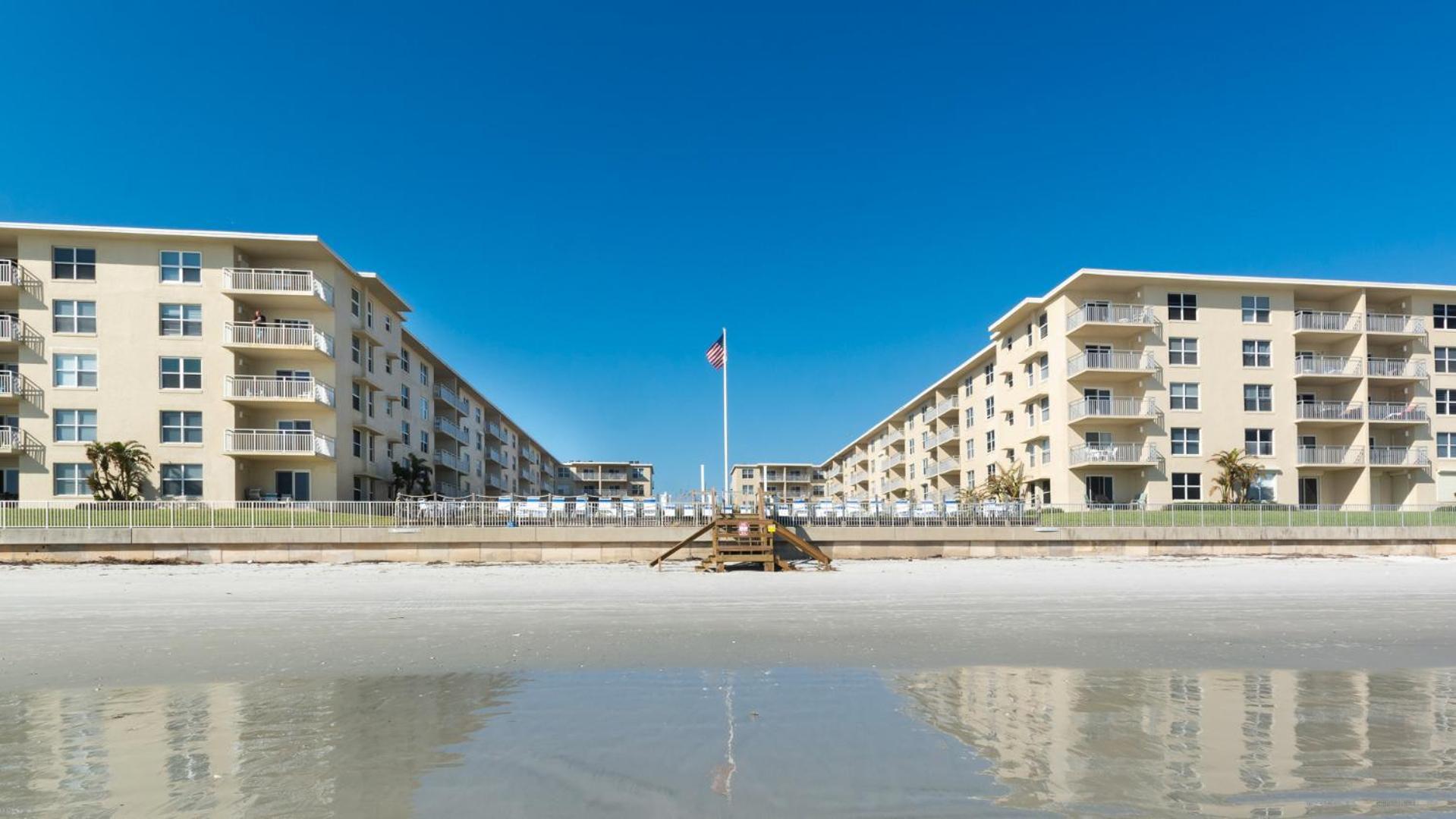 Ocean View From Your Private Balcony With Direct Access To The No-drive Beach! New Smyrna Beach