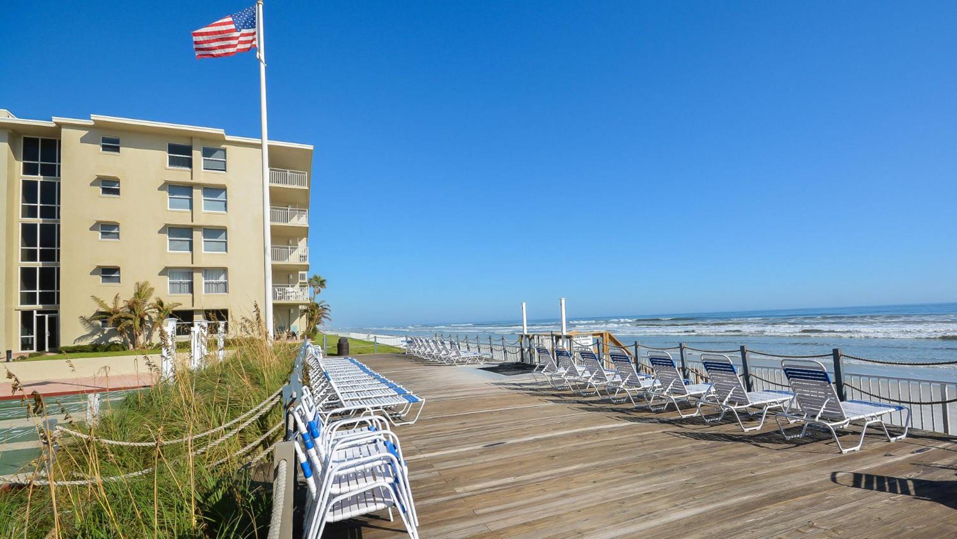 Ocean View From Your Private Balcony With Direct Access To The No-drive Beach! *