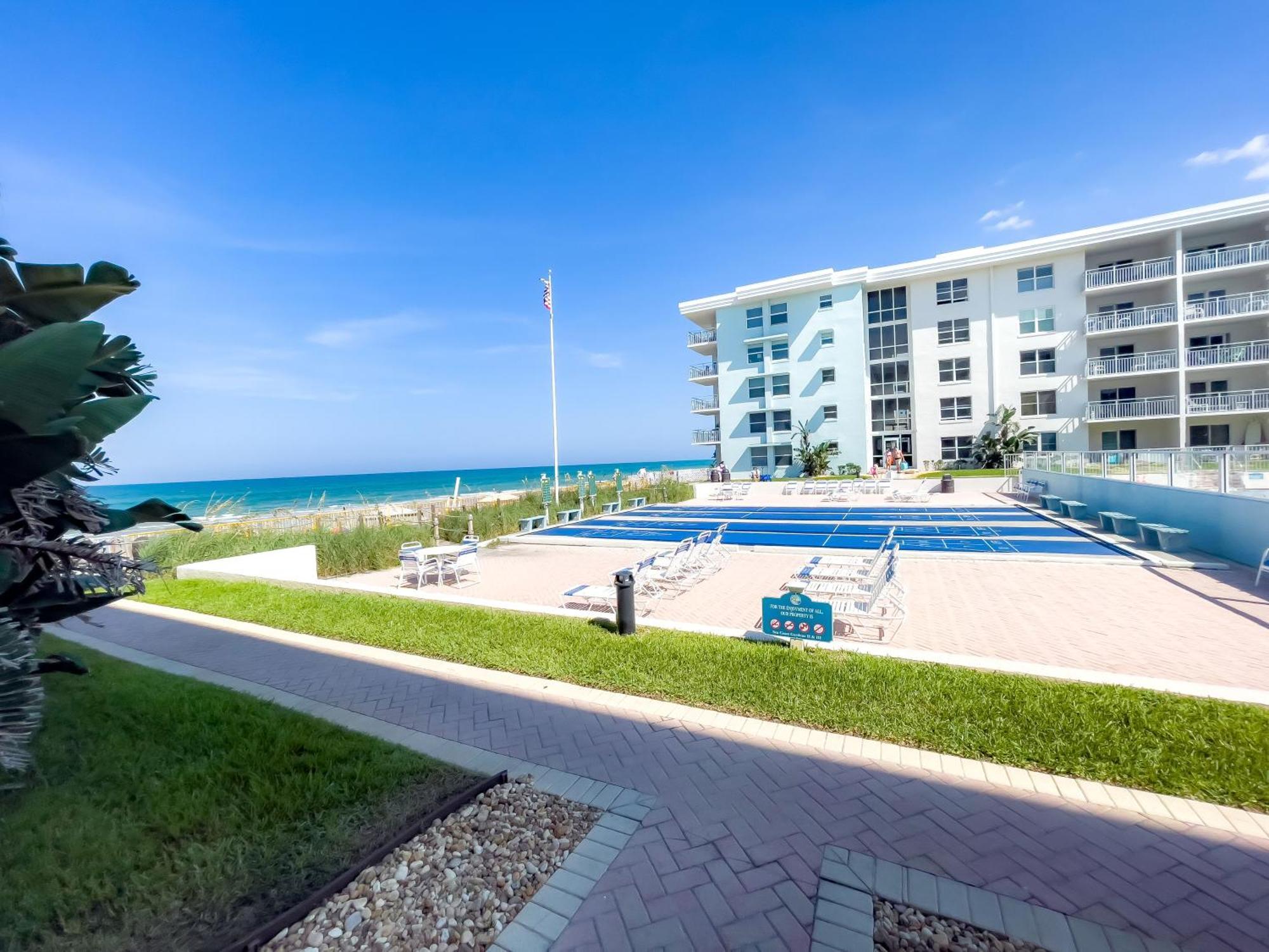 Ocean View From Your Private Balcony With Direct Access To The No-drive Beach! New Smyrna Beach