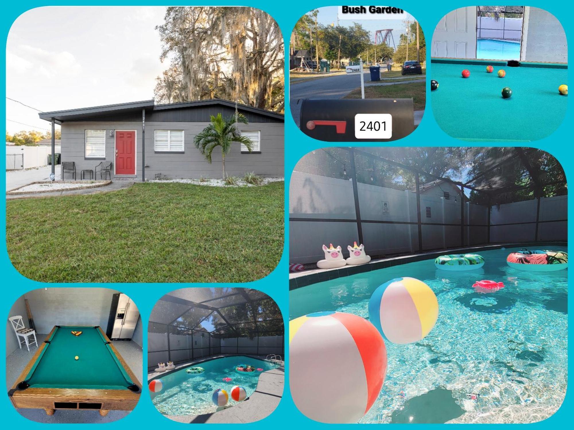 Entirehouse W/bush Garden View_private Heated Pool * Tampa