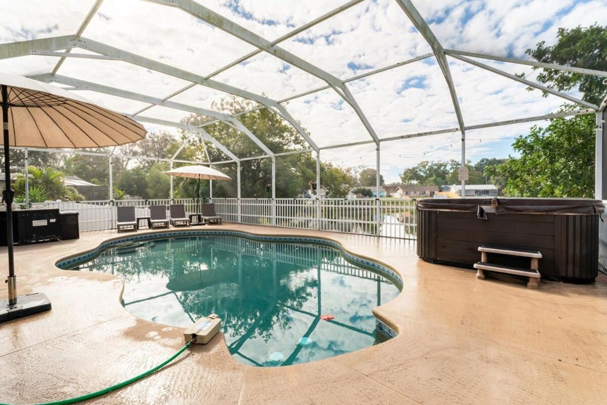 Charming W Private Heated Pool & Hot Tub Palm Harbor