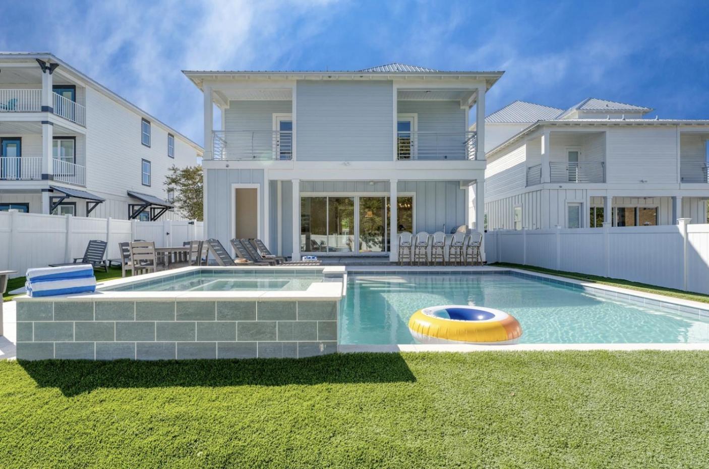 Crystal Blue~sleeps 28~heated Pool~golf Cart * Destin