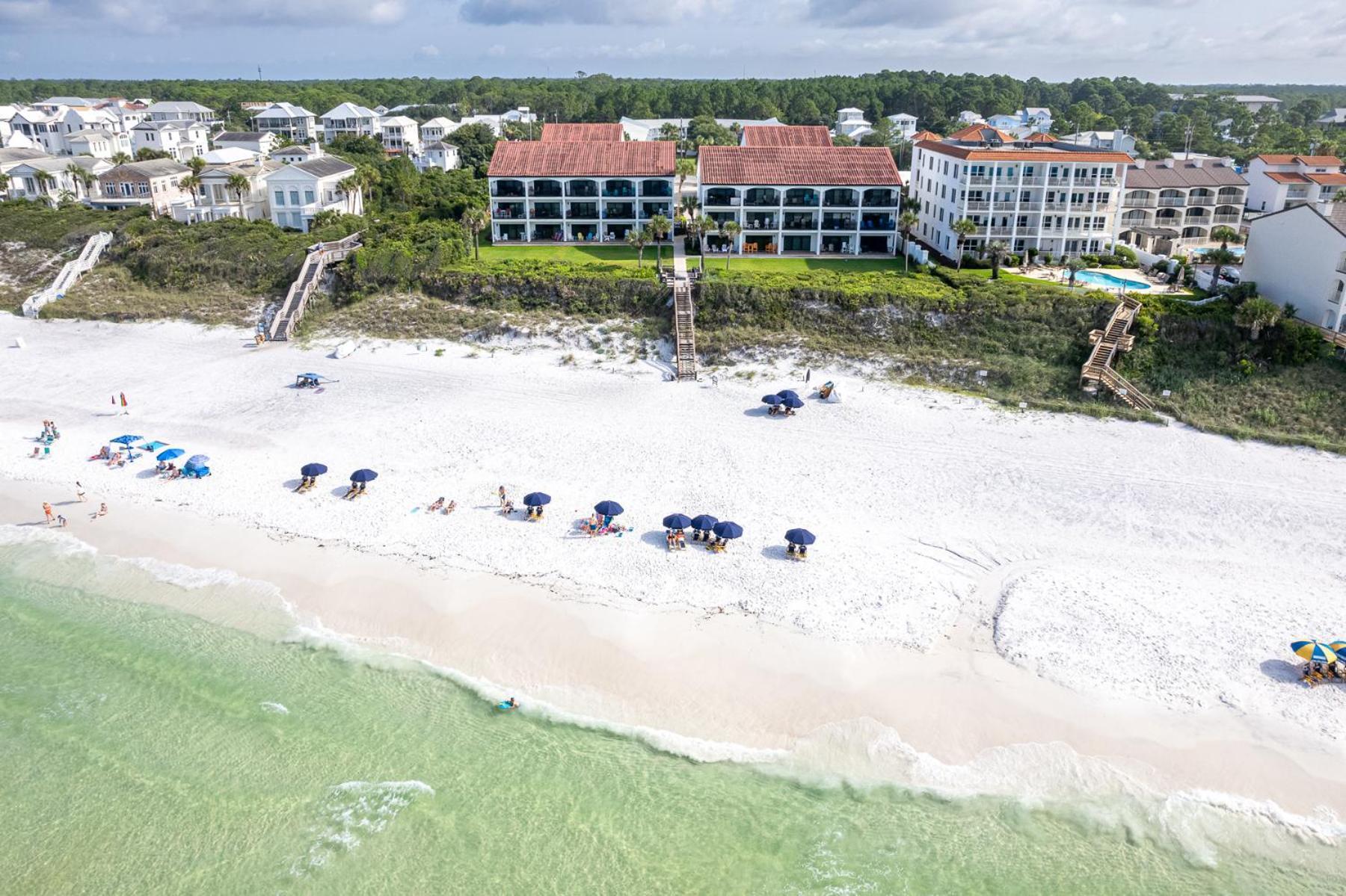 Paradise Palms, Renovated 30a Gulf Front Condo, Sleeps 6, Private Beach Access & 2 Bikes Holiday home *