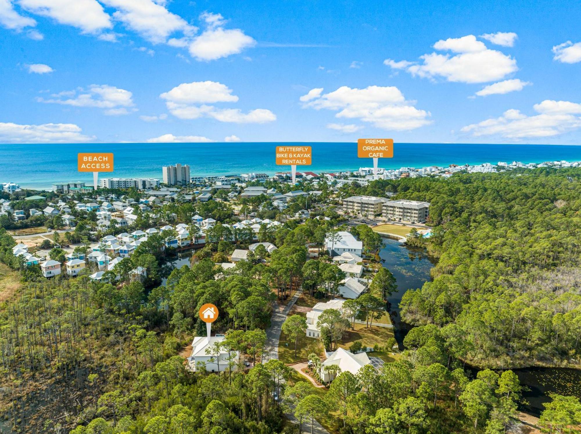 Somerset By The Sea - 4 Bedroom Sleeps 12, Golf Cart, Bikes, Private Pool And Close To The Beach! Seagrove Beach