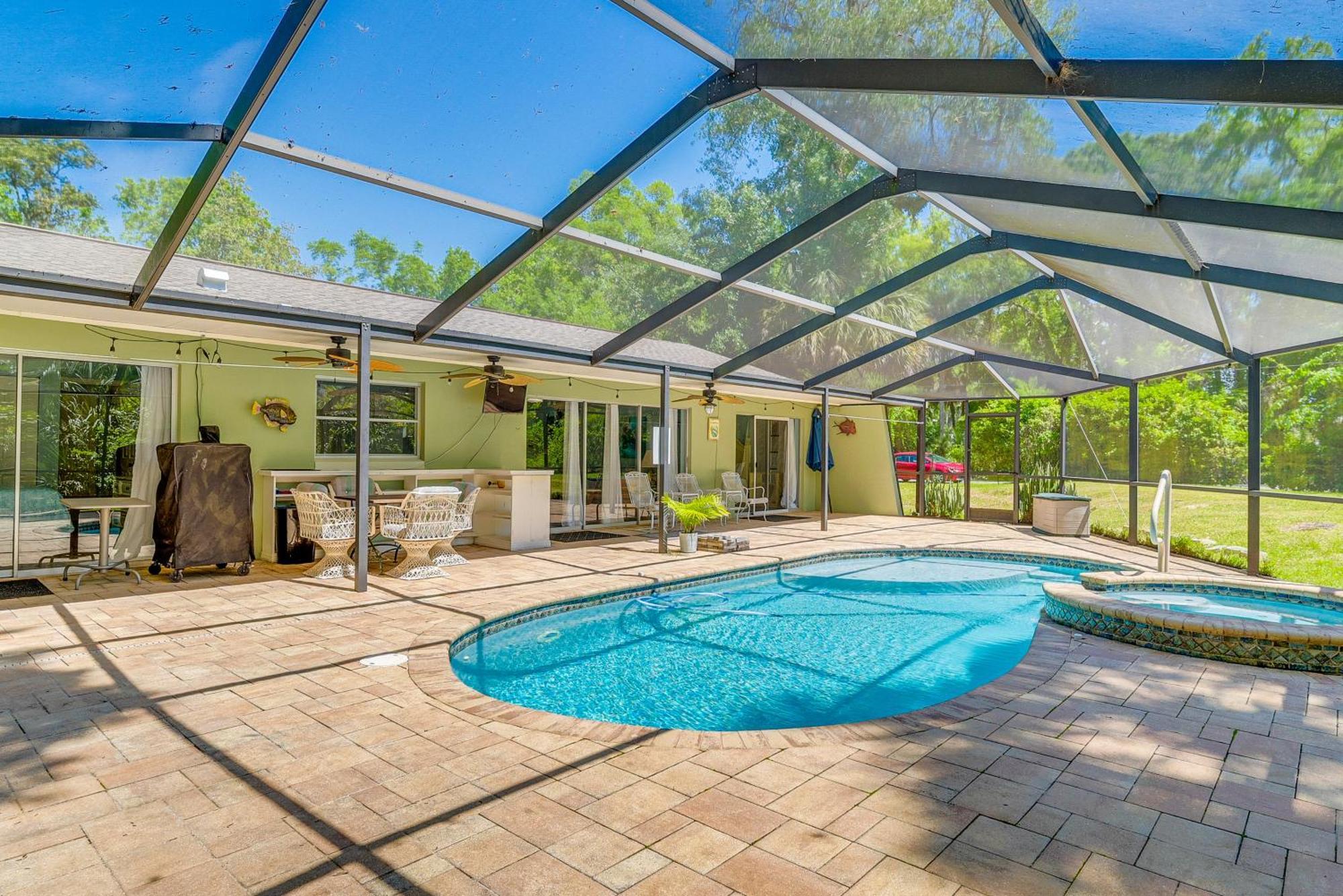 Lovely With Lanai And Pool! Crystal River