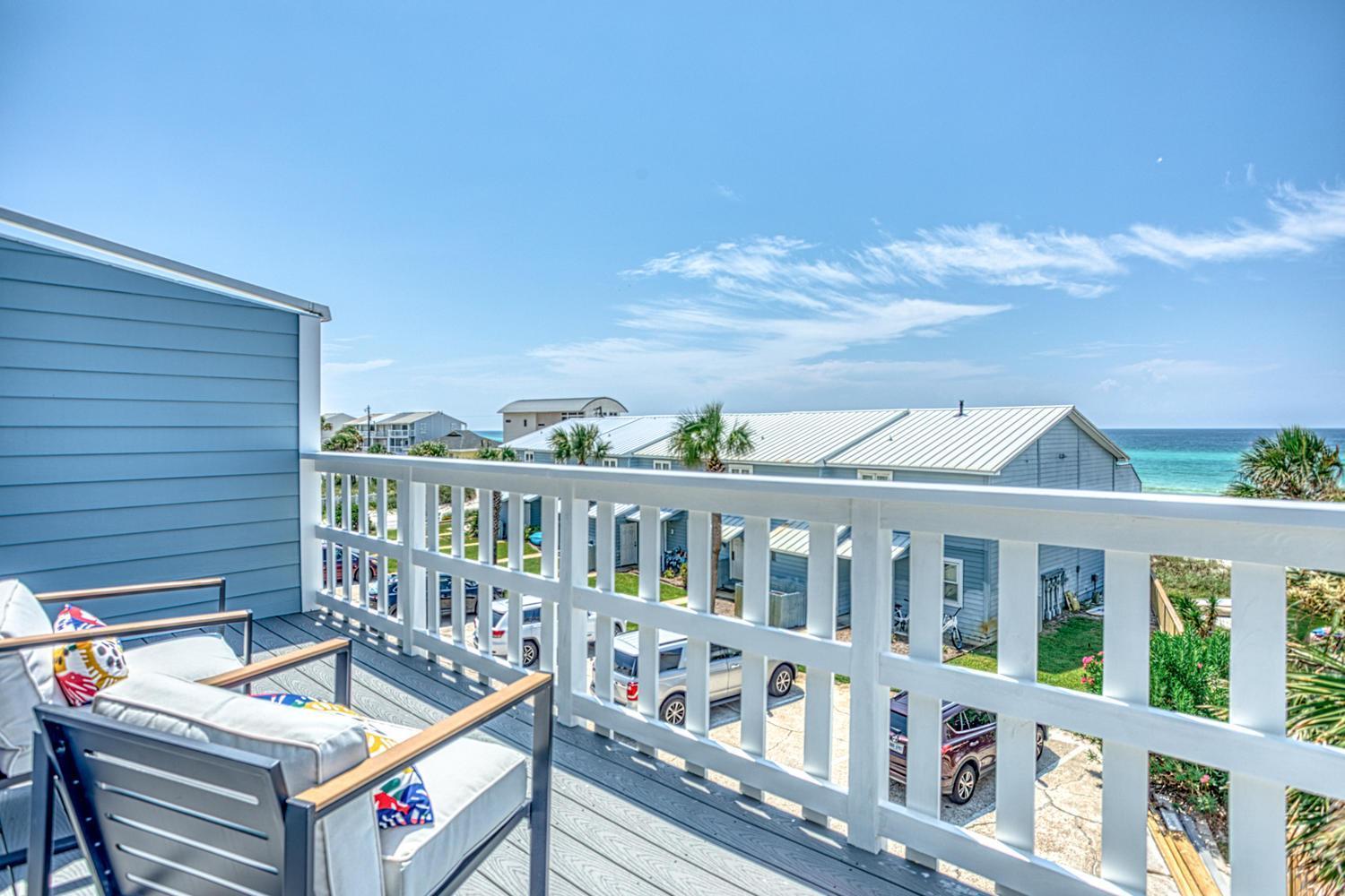 Gulf Views! Only 30 Seconds To The Modern Amenities Meets Vintage Charm Inlet Beach