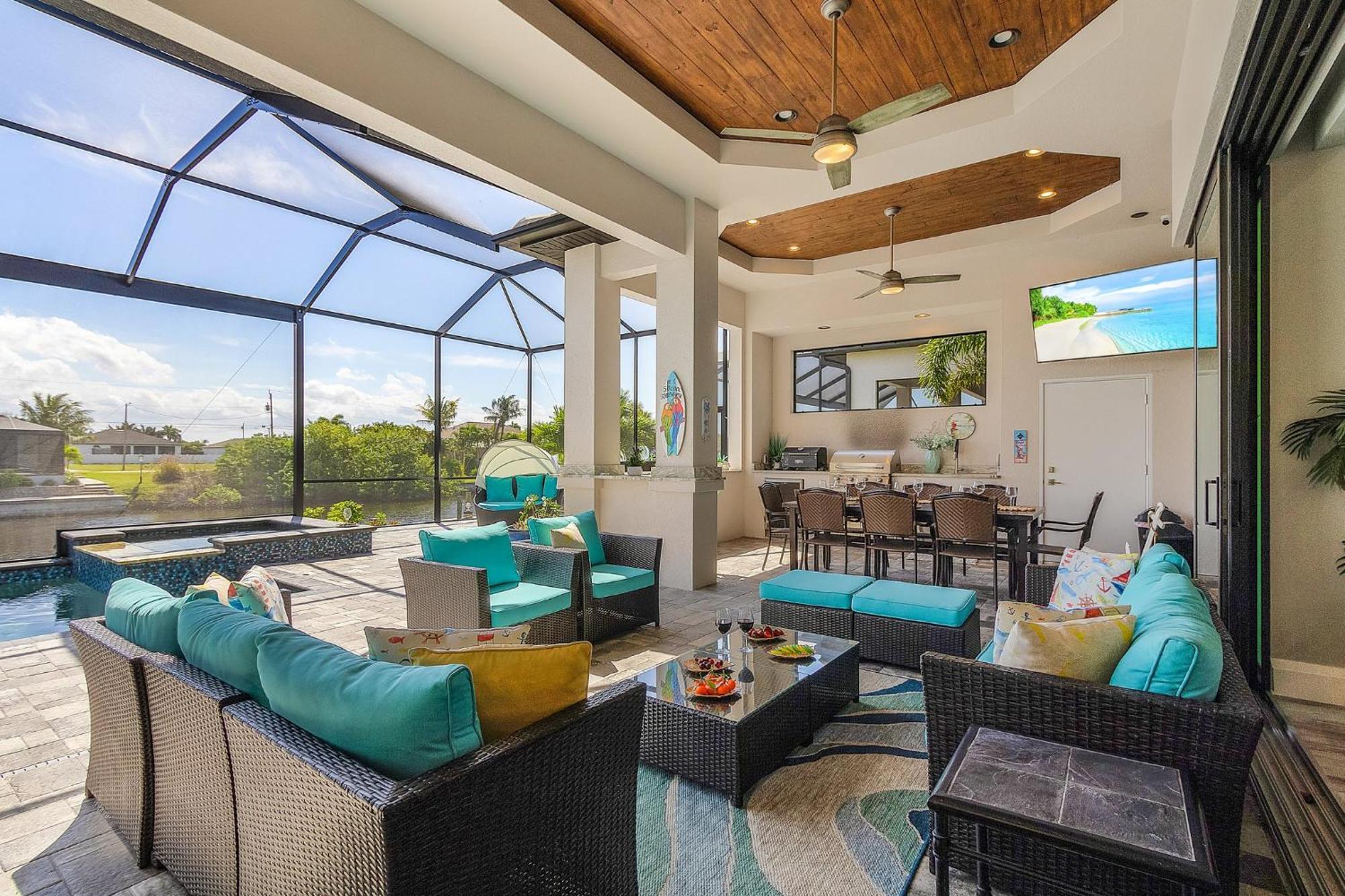 Gulf Access, Putting Green, Outdoor Kitchen, Heated Pool & & More! - Captain's Quarters