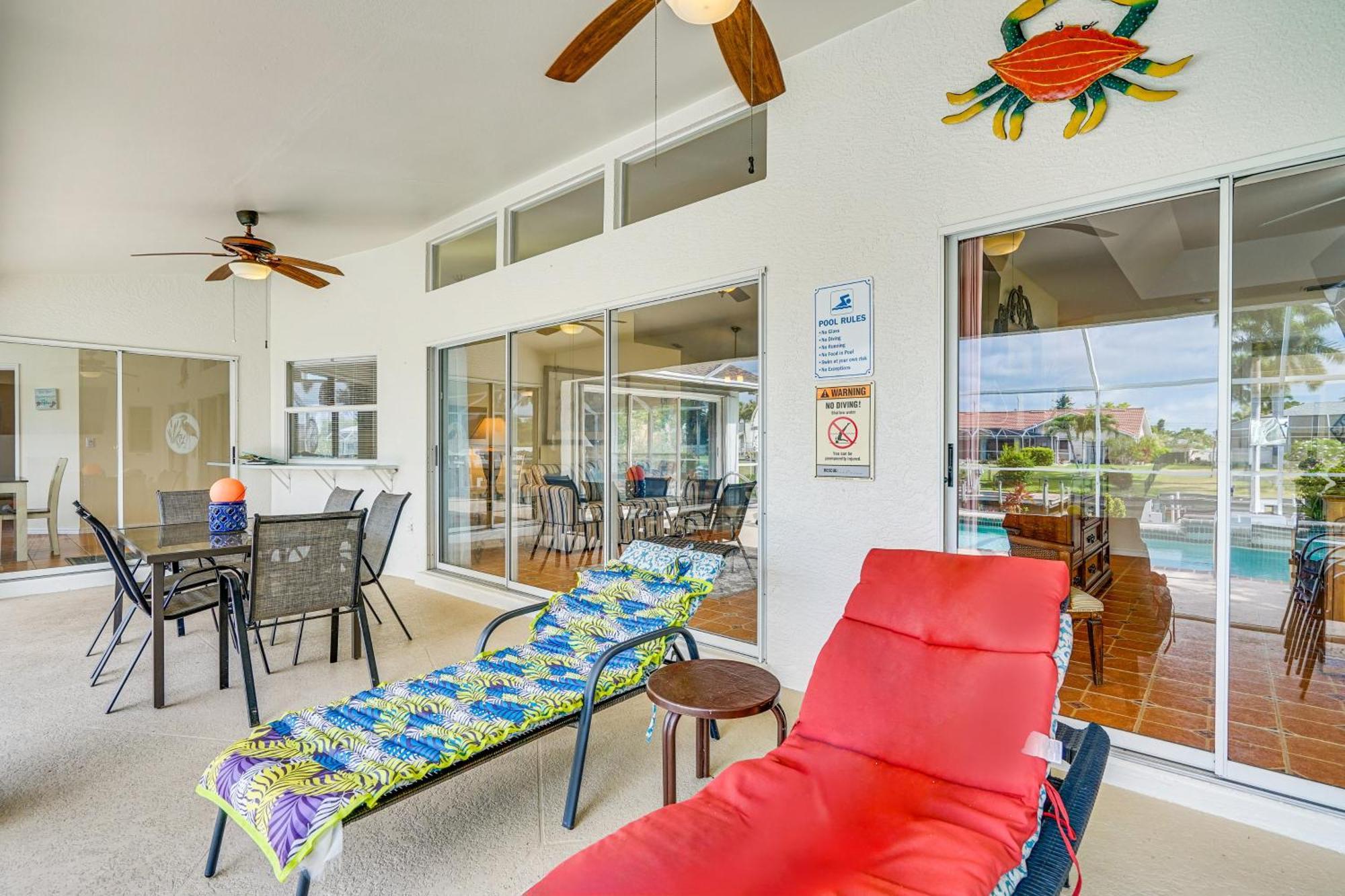 Holiday home Sunny With Lanai And Pool On Canal! *
