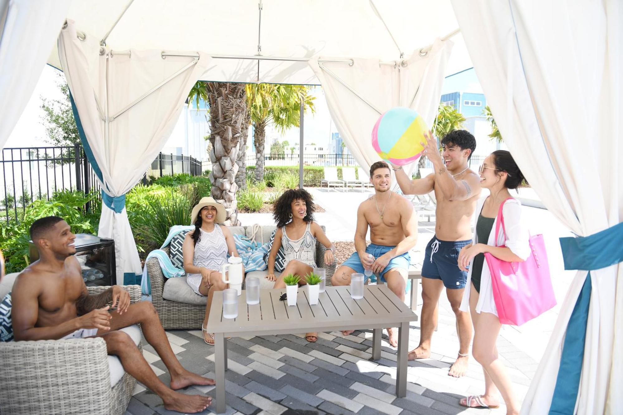 Spacious Modern With Pool Table, Rooftop Terrace And Large Loft Reunion Water Park Access Near At Spectrum Orlando By Rentyl B34-246 Kissimmee