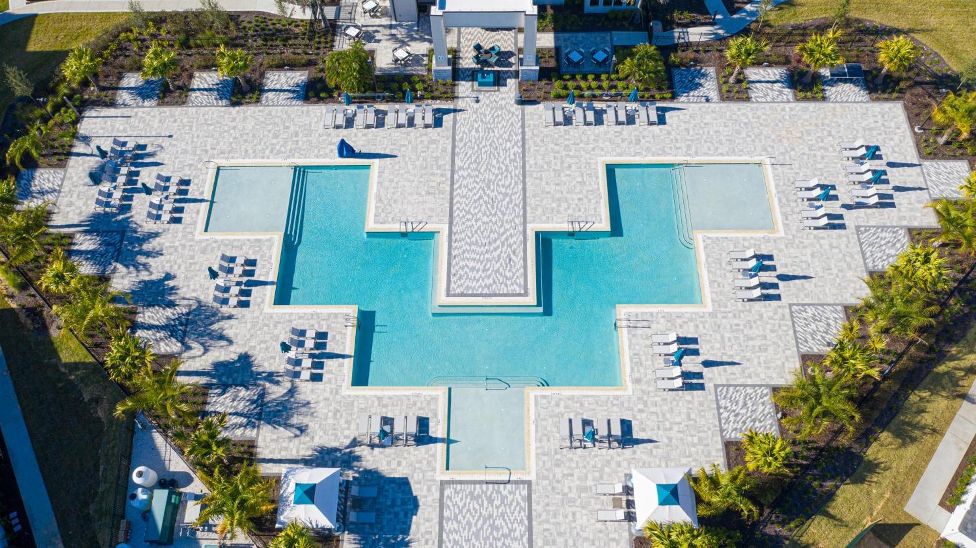 Apartment Spacious Modern With Pool Table, Rooftop Terrace And Large Loft Reunion Water Park Access Near At Spectrum Orlando By Rentyl B34-246 *
