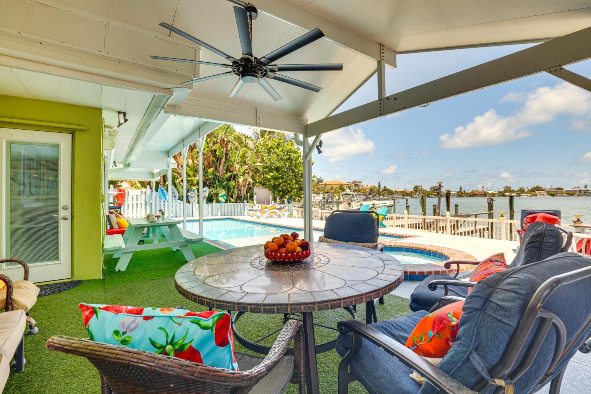 Waterfront Getaway With Pool And Dock - Walk To Beach!