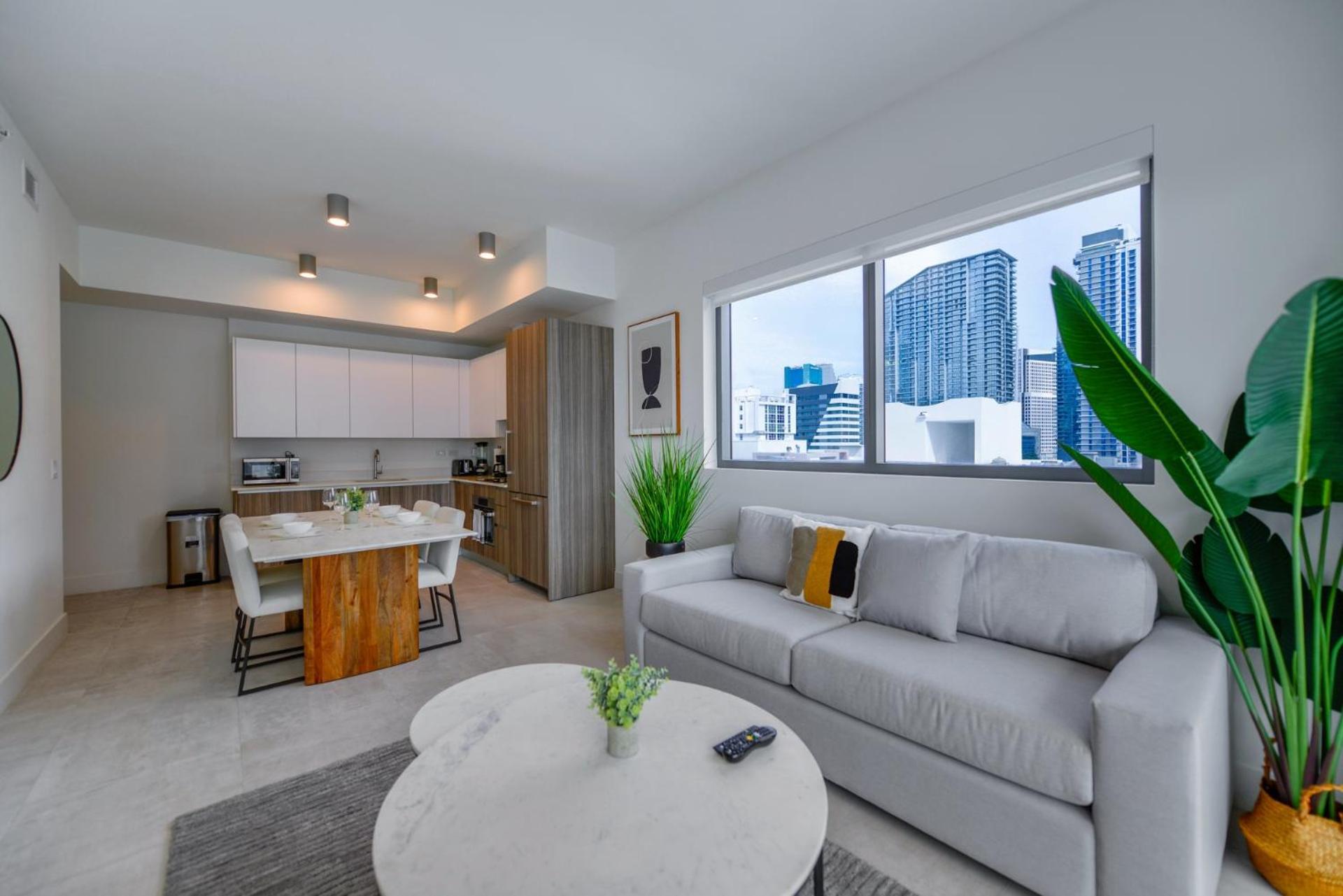 With Amazing Views In The Heart Of Brickell Miami