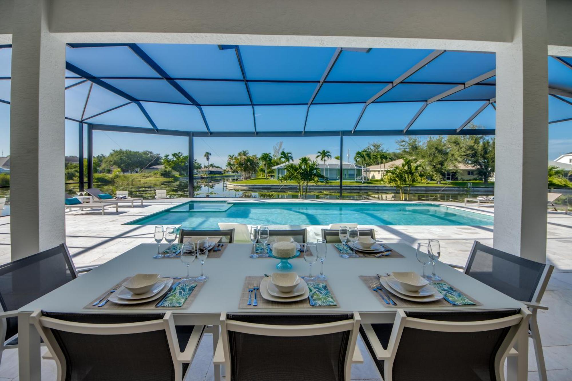 Villa Brandnew Villa-puresun At Canal Intersection, Heated Saltwater Pool And Spa, Facing South *