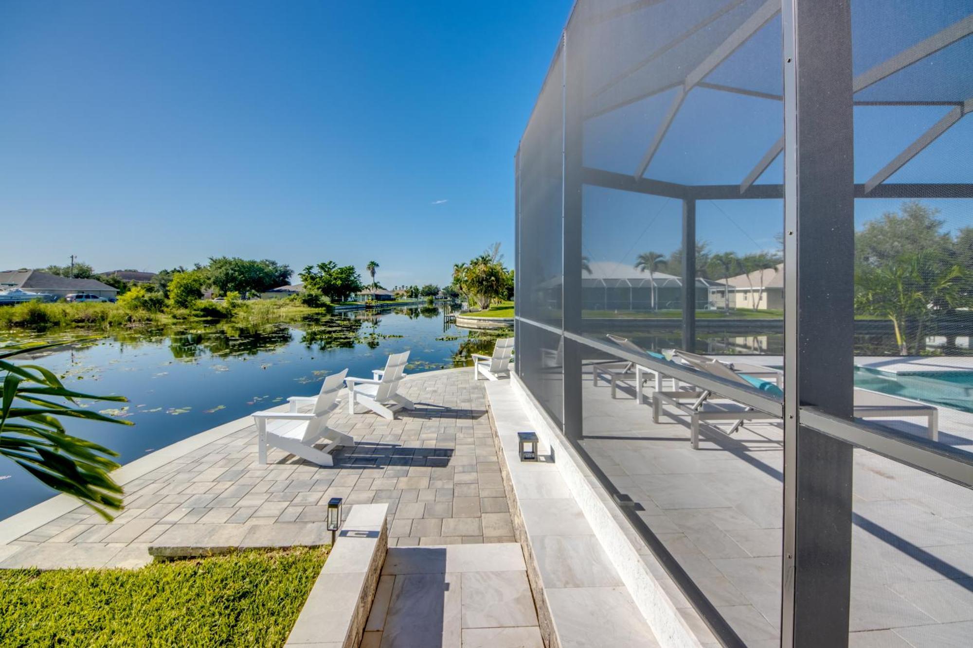 Villa Brandnew Villa-puresun At Canal Intersection, Heated Saltwater Pool And Spa, Facing South